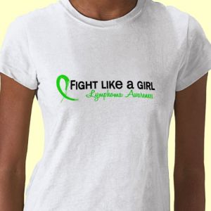 Fight Like A Girl 6.3 Lymphoma T Shirts
